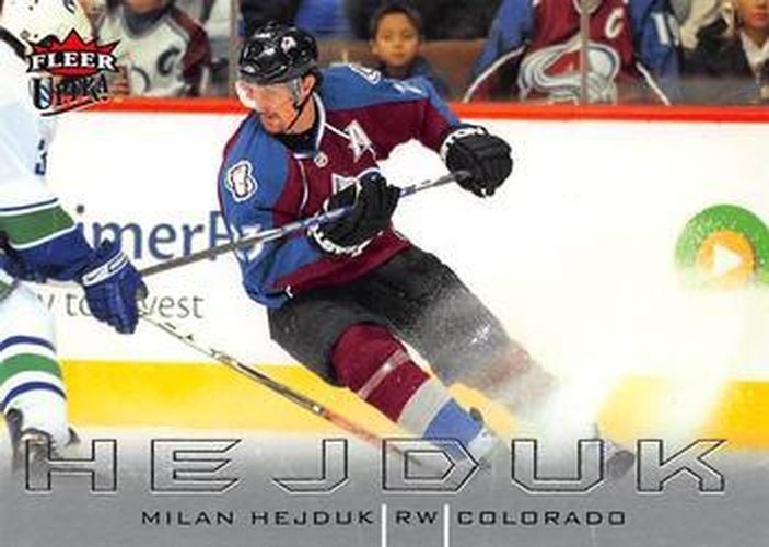 #39 Milan Hejduk - Colorado Avalanche - 2009-10 Ultra Hockey