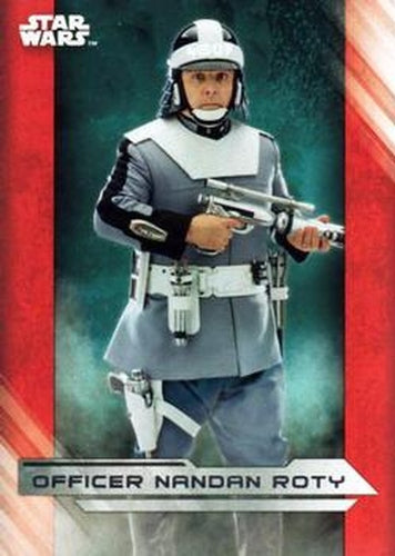 #39 Officer Nandan Roty - 2017 Topps Star Wars The Last Jedi