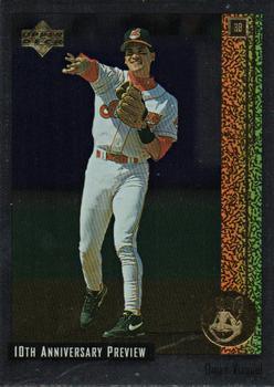 #39 Omar Vizquel - Cleveland Indians - 1998 Upper Deck - 10th Anniversary Preview Baseball