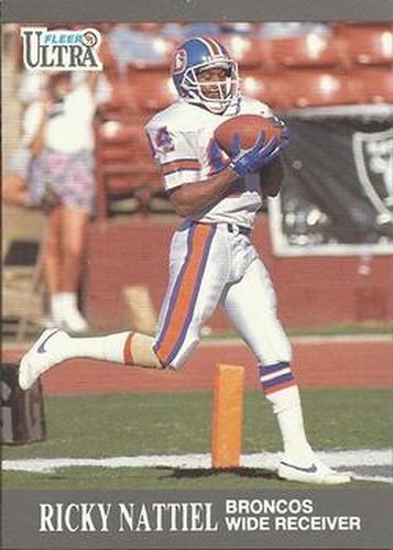 #39 Ricky Nattiel - Denver Broncos - 1991 Ultra Football