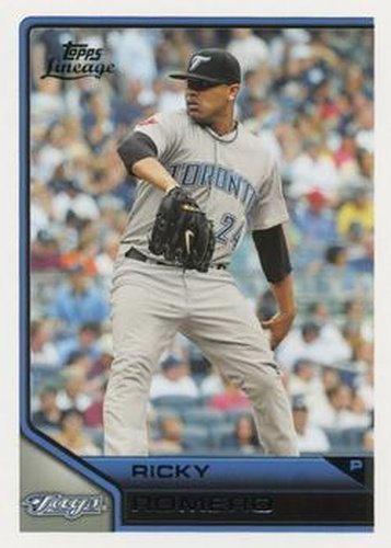 #39 Ricky Romero - Toronto Blue Jays - 2011 Topps Lineage Baseball