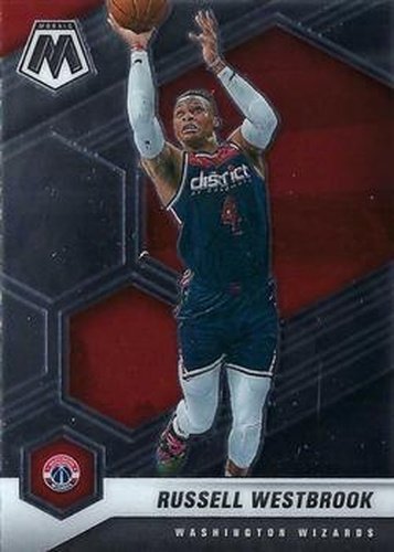 #39 Russell Westbrook - Washington Wizards - 2020-21 Panini Mosaic Basketball