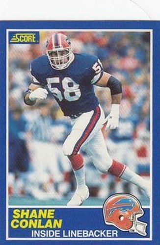 #39 Shane Conlan - Buffalo Bills - 1989 Score Football