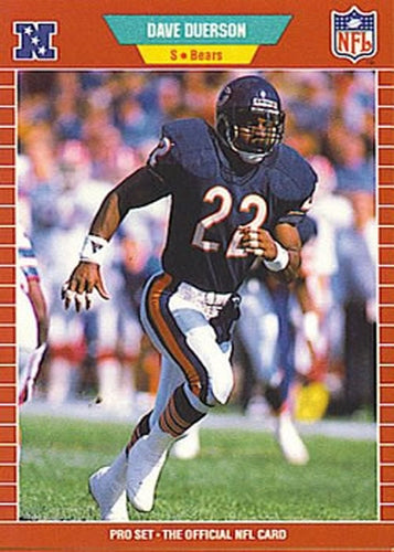 #39 Dave Duerson - Chicago Bears - 1989 Pro Set Football