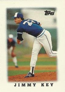 #39 Jimmy Key - Toronto Blue Jays - 1988 Topps Major League Leaders Minis Baseball