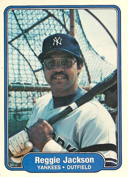 #39 Reggie Jackson - New York Yankees - 1982 Fleer Baseball