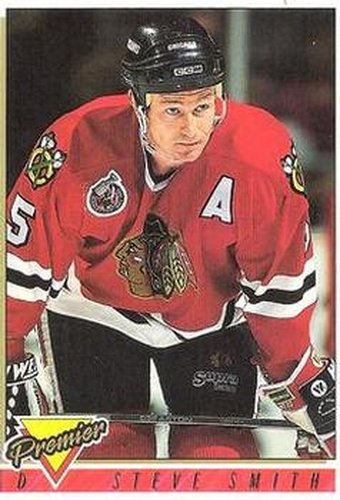 #39 Steve Smith - Chicago Blackhawks - 1993-94 Topps Premier Hockey