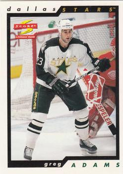 #39 Greg Adams - Dallas Stars - 1996-97 Score Hockey