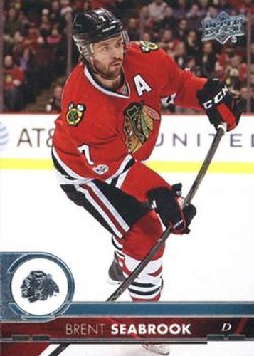 #39 Brent Seabrook - Chicago Blackhawks - 2017-18 Upper Deck Hockey
