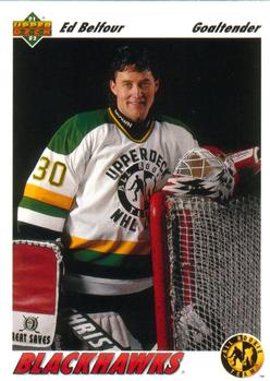 #39 Ed Belfour - Chicago Blackhawks - 1991-92 Upper Deck Hockey
