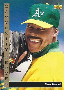 #39 Dave Stewart - Oakland Athletics - 1993 Upper Deck Baseball