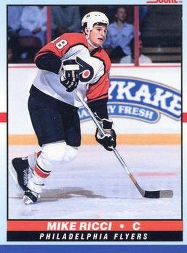 #39 Mike Ricci - Philadelphia Flyers - 1990-91 Score Young Superstars Hockey