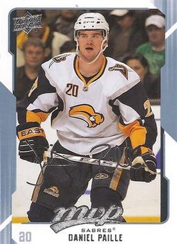 #39 Daniel Paille - Buffalo Sabres - 2008-09 Upper Deck MVP Hockey