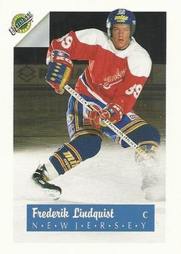 #39 Fredrik Lindquist - New Jersey Devils - 1991 Ultimate Draft Hockey