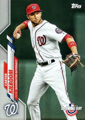 #39 Carter Kieboom - Washington Nationals - 2020 Topps Opening Day Baseball