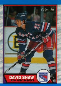 #39 David Shaw - New York Rangers - 1989-90 O-Pee-Chee Hockey