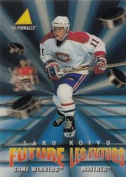 #McD-39 Saku Koivu - Montreal Canadiens - 1995-96 Pinnacle McDonald's Game Winners Hockey