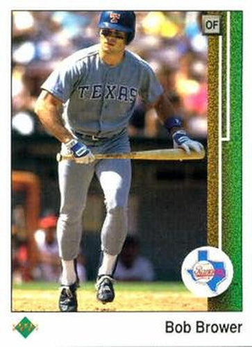 #439 Bob Brower - Texas Rangers - 1989 Upper Deck Baseball