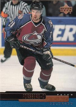 #39 Peter Forsberg - Colorado Avalanche - 1999-00 Upper Deck Hockey