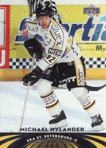 #39 Michael Nylander - SKA St. Petersburg - 2004-05 UD All-World Edition Hockey