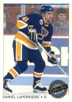 #39 Daniel Laperriere - St. Louis Blues - 1992-93 O-Pee-Chee Premier Hockey