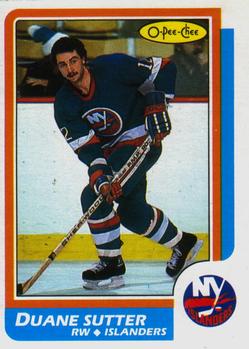 #39 Duane Sutter - New York Islanders - 1986-87 O-Pee-Chee Hockey
