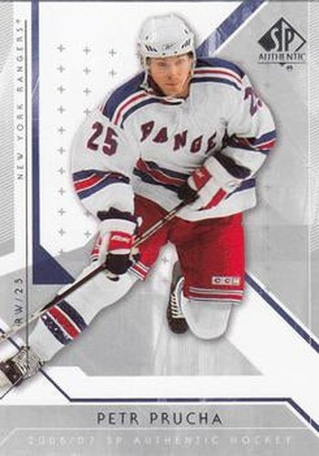 #39 Petr Prucha - New York Rangers - 2006-07 SP Authentic Hockey