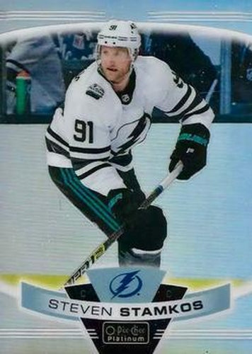 #39b Steven Stamkos - Tampa Bay Lightning - 2019-20 O-Pee-Chee Platinum Hockey