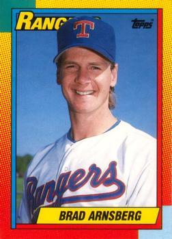 #3T Brad Arnsberg - Texas Rangers - 1990 Topps Traded Baseball