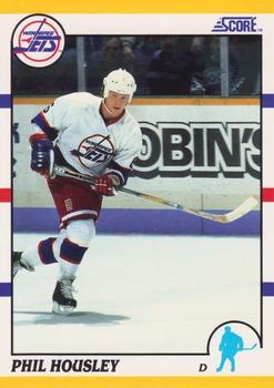 #3T Phil Housley - Winnipeg Jets - 1990-91 Score Rookie and Traded Hockey