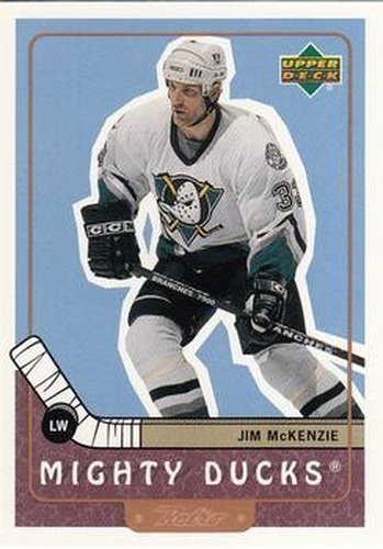 #3 Jim McKenzie - Anaheim Mighty Ducks - 1999-00 Upper Deck Retro Hockey