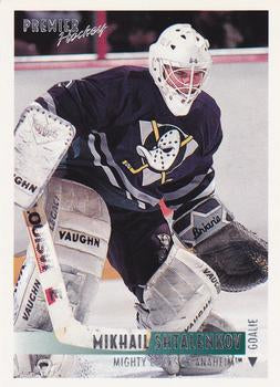 #3 Mikhail Shtalenkov - Anaheim Mighty Ducks - 1994-95 O-Pee-Chee Premier Hockey