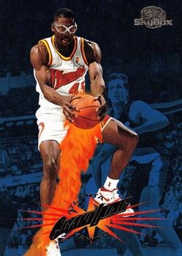 #3 Grant Long - Atlanta Hawks - 1995-96 SkyBox Premium Basketball