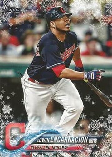 #HMW3 Edwin Encarnacion - Cleveland Indians - 2018 Topps Holiday Baseball