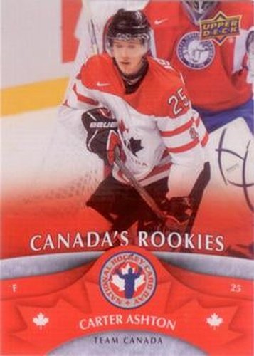 #NHCD3 Carter Ashton - Canada - 2013 Upper Deck National Hockey Card Day Canada