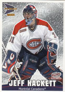 #3 Jeff Hackett - Montreal Canadiens - 2000-01 Pacific McDonald's Hockey - Checklists
