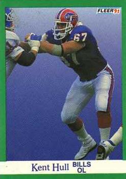 #3 Kent Hull - Buffalo Bills - 1991 Fleer Football