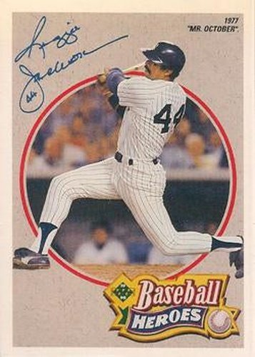 #3 Reggie Jackson - New York Yankees - 1990 Upper Deck Baseball - Baseball Heroes: Reggie Jackson