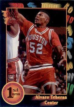 #3 Alvaro Teheran - Houston Cougars - 1991-92 Wild Card Basketball