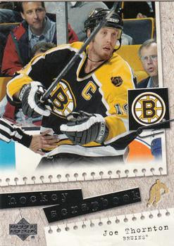 #HS3 Joe Thornton - Boston Bruins - 2005-06 Upper Deck - Hockey Scrapbook