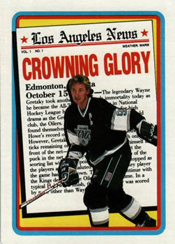 #3 Wayne Gretzky - Los Angeles Kings - 1990-91 Topps Hockey