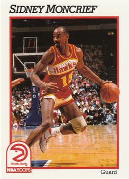 #3 Sidney Moncrief - Atlanta Hawks - 1991-92 Hoops Basketball