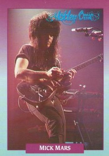 #3 Mick Mars - 1991 Brockum Rock Cards