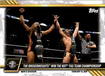 #3 The BroserWeights Win the NXT Tag Team Championship - 2021 Topps WWE NXT Wrestling
