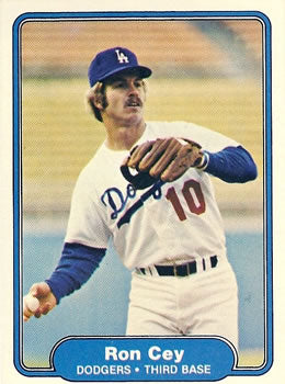 #3 Ron Cey - Los Angeles Dodgers - 1982 Fleer Baseball