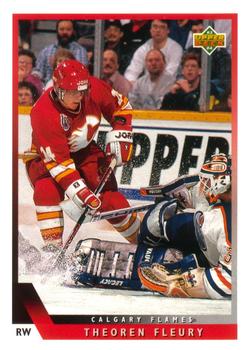 #3 Theoren Fleury - Calgary Flames - 1993-94 Upper Deck Hockey