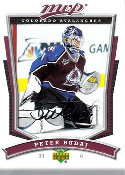 #3 Peter Budaj - Colorado Avalanche - 2007-08 Upper Deck MVP Hockey