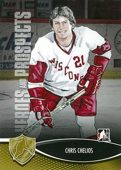 #3 Chris Chelios - Wisconsin Badgers - 2012-13 In The Game Heroes and Prospects Hockey