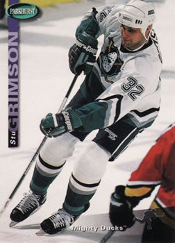 #3 Stu Grimson - Anaheim Mighty Ducks - 1994-95 Parkhurst Hockey