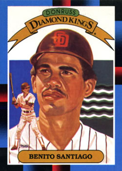 #3 Benito Santiago - San Diego Padres - 1988 Donruss Baseball